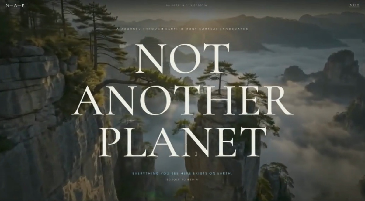 Not Another Planet · Concepto web