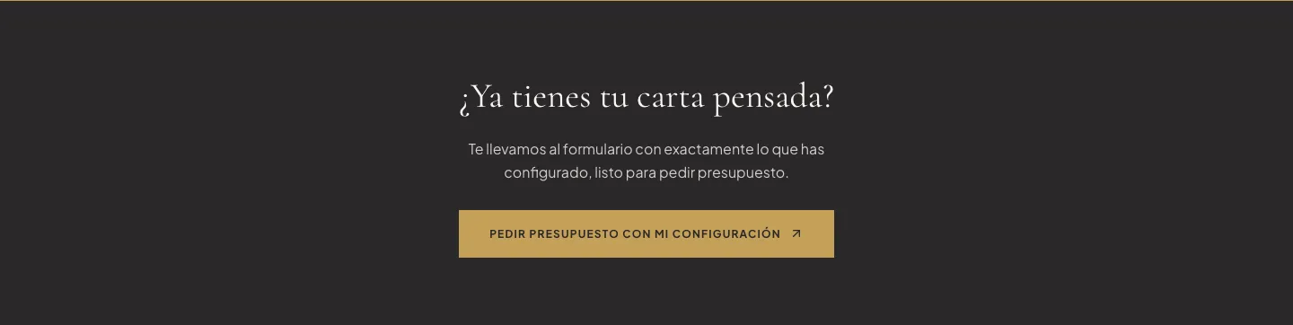 Cierre del configurador