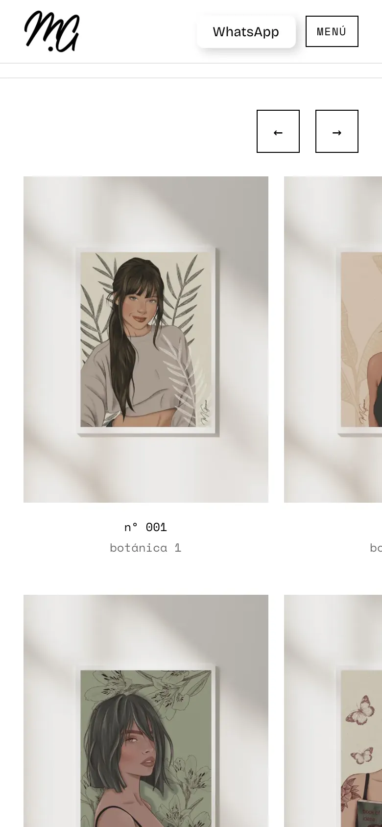Ilustraciones: la galería, ya en color.