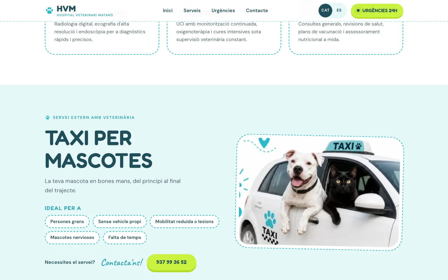Taxi para mascotas